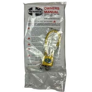 Sealed Mossberg Owners Manual Packet and Lock for Model 500 505 510 535 590 835